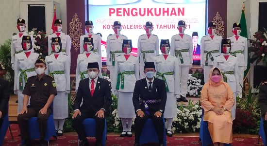 30 Personel Pasukan Pengibar Bendera Dikukuhkan Walikota Hari Ini