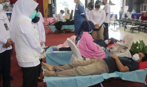 Bantu Jaga Stok Selama Pandemi, PT Pusri Rutin Adakan Donor Darah