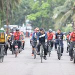 HUT TNI ke 77, Herman Deru Gowes Bersama Forkopimda Sejauh 10 KM