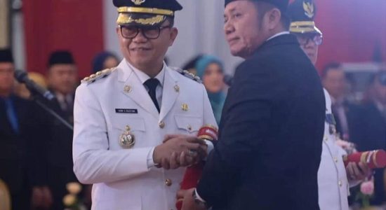 Hani Syopiar Rustam Dilantik Sebagai PJ Bupati Banyuasin Bersama 6 Kepala Daerah Lain
