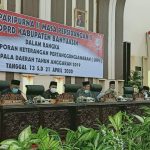 Rapat Paripurna DPRD Banyuasin Bahas LKPJ Bupati TA 2019