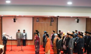 Rektor Lantik Perangkat Rektor UIN Raden Fatah Palembang Periode 2024-2028