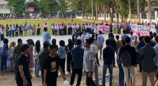 DEMA UIN Raden Fatah Spontan Respon Pengumuman Kenaikan BBM
