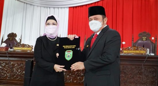DPRD Setujui Perubahan RPJMD Provinsi Sumsel 2019-2023