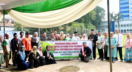 Idul Adha 1445 H, UIN Raden Fatah Palembang Berkurban 9 Sapi dan 2 Kambing