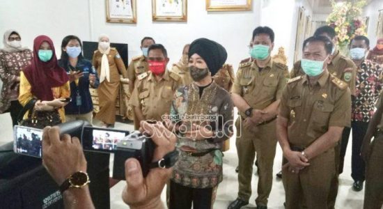 Nora Elisya Disambut Wellcome Drink selaku Pjs. Bupati Baru