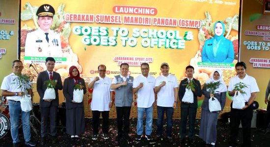 Masifkan Upaya Pengendalian Inflasi, Pj Gubernur Fatoni Launching GSMP Goes to School and Office