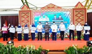 Gebyar Puncak Peringatan HGN, Herman Deru Motivasi Para Guru Jangan Kendor Berinovasi