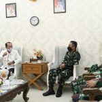 Komandan Baru Landasan Udara SMH Sambangi Rumah Dinas Walikota
