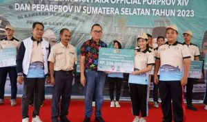 Tepati Janji, Hani S Rustam Cairkan Bonus Atlet, Pelatih, dan Official PORPROV XIV dan PEPARPROV SUMSEL Lahat