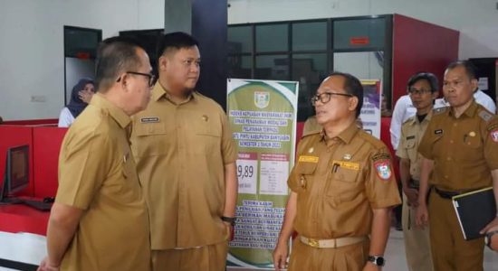Hani S Rustam Sidak Sejumlah Instansi Pemkab Banyuasin Pasca Lebaran