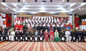 Pj Gubernur Elen Setiadi Resmi Kukuhkan 50 Anggota Paskibraka Provinsi Sumsel Tahun 2024 