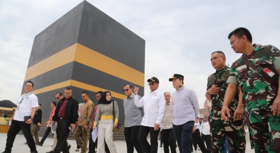 Pj Gubernur Elen Setiadi  Duduk Bersama  Tim Kemenko Polhukam RI, Danlanud SMH Bahas Penyelesaian Lahan Asrama Haji Palembang