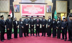 Sekda  Edward Candra Lantik 47 Pejabat Fungsional di Lingkungan Pemprov Sumsel 