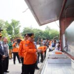 Pj Gubernur Elen Setiadi Pimpin Apel dan Simulasi  Mitigasi Bencana  Banjir di Provinsi Sumsel