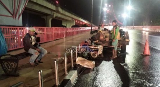 IMG_20200916_072353 Pembenahan Bollar Jembatan Ampera Berlanjut