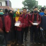 Aksi di Halaman Kantor Gubernur Sumsel, IMM : Indahnya Berbagi