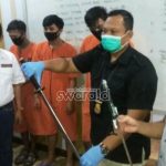 Tim Punisher Jatanras Amankan Tiga Pelaku Beserta Barang Bukti Samurai dan Celurit