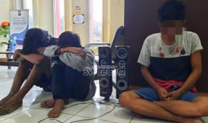 Sempat Dihakimi Massa,Tiga Pencuri Diamankan Polisi
