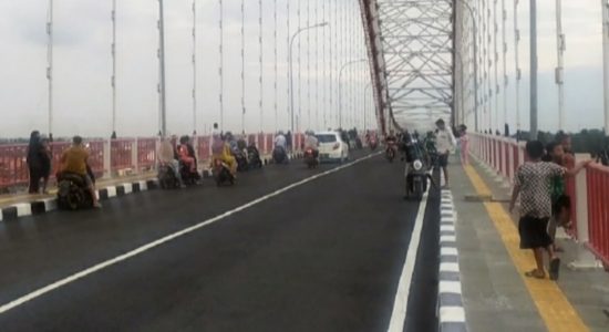 Dilarang Parkir di Jembatan Musi VI, Jika Rewel Akan Ditindak