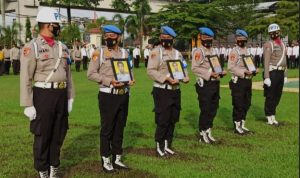 Penuh Haru ! 4 Anggota Polrestabes Dipecat Tidak Dengan Hormat