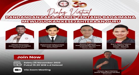 KMHDI-Gelar-Diskusi-Hari-Guru-ini-Pandangan-Capres-Soal-Guru-ke-Depan KMHDI Gelar Diskusi Hari Guru, Ini Pandangan Capres Soal Guru ke Depan