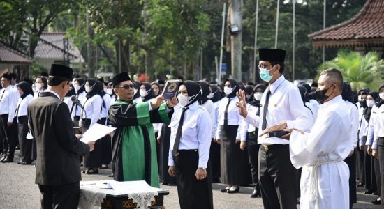 Harnojoyo Lantik 628 Pegawai P3K dan PNS di Kota Palembang