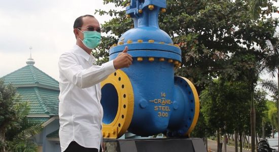 Walikota Palembang Resmikan Eks Gate Valve