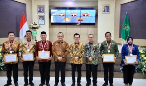 Sekda Sumsel Edward Candra Tutup PKN Tingkat II Tahun 2024