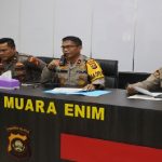 TACTICAL-WALL-GAME Jelang Pemilu 2024, Polres Muara Enim Gelar Tactical Wall Game