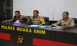 Jelang Pemilu 2024, Polres Muara Enim Gelar Tactical Wall Game