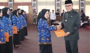 906 Tenaga Kesehatan Resmi Dilantik Oleh Pj Bupati Banyuasin