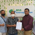 Marihot Sianipar Daftarkan Seorang Marbot Jadi Peserta BPJS Ketenagakerjaan