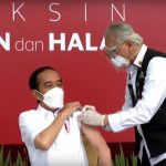 Perdana ! Presiden Jokowi Disuntik Vaksin Sinovac