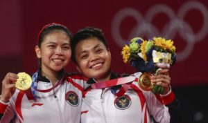 Boyong Medali Emas, Raket Greysia dan Apriani Tak Akan Ikut Pulang