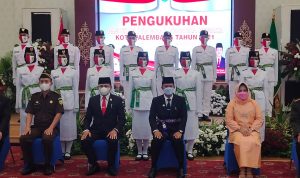 30 Personel Pasukan Pengibar Bendera Dikukuhkan Walikota Hari Ini