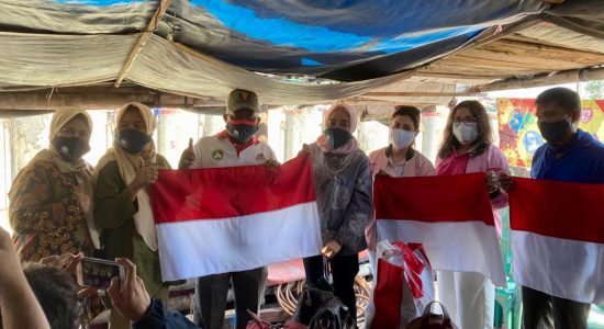 Sosialisasi Adaptasi Kebiasaan Baru di Kampung Nelayan Cilincing