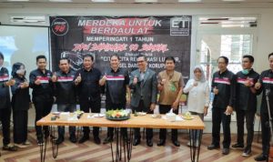 Satu Tahun Berdiri, Barikade 98 Gelar Diskusi Publik Soroti Korupsi Sumsel