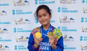 Bawa Pulang 2 Medali Emas, Inilah Alya; Atlet Muda Kebanggaan Kota Palembang