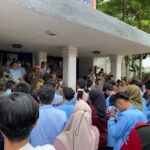 Tolak Kenaikan Tarif PDAM Tirta Musi, Formabang Geruduk Kantor Walikota Palembang