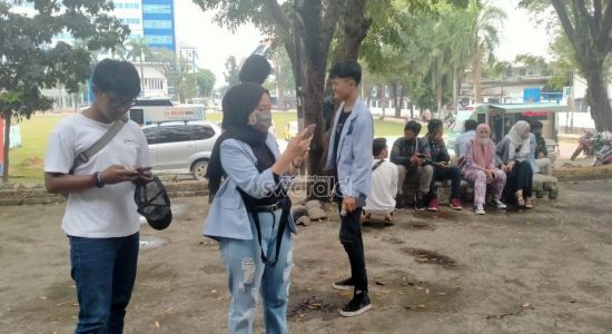 Ratusan Mahasiswa UIN Raden Fatah Palembang Bersiap Konvoi Aksi Ke PGRI Tolak Komersialisasi Pendidikan