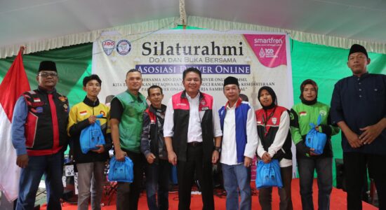 Ratusan Anggota ADO Sumsel Sumringah Dapat Bingkisan Ramadhan dari Herman Deru