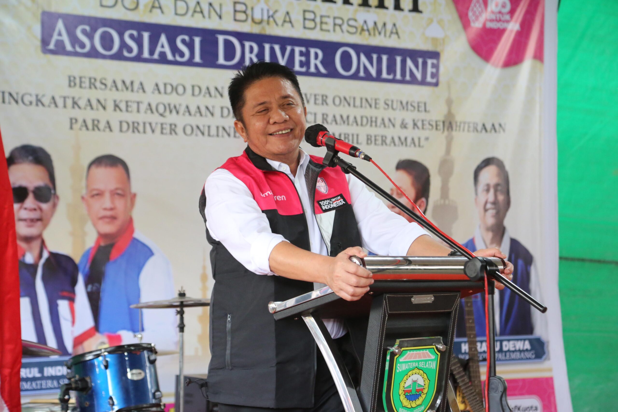 Ratusan Anggota ADO Sumsel Sumringah Dapat Bingkisan Ramadhan dari Herman Deru