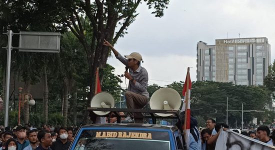 Ribuan Mahasiswa UIN RF Turun Aksi, Tolak Kenaikan Harga BBM