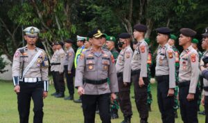 Polres Banyuasin Apel Gelar Pasukan Operasi Keselamatan Musi Tahun 2023