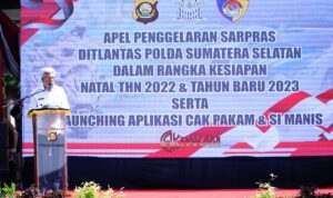 Hadiri Apel Pengamanan Nataru, Wagub Mawardi Yahya Apresiasi Kesiapan Polda Sumsel