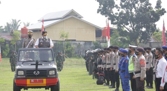 Antisipasi Gangguan Keamanan Jelang Idul Fitri, HD Pimpin Apel Ketupat Musi