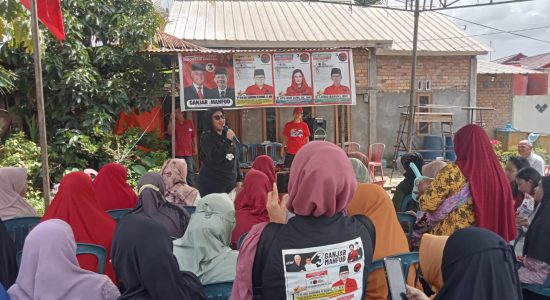 Ko Kiki Dampingi Ayu Nur Suri Caleg DPRD Provinsi Sumsel dari PDI Perjuangan