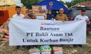 PT Bukit Asam (PTBA) Beri Bantuan untuk Korban Banjir di Sumsel