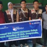Pemdes Talang Lubuk Salurkan Bantuan 107 Paket Makanan Sehat dari XL Axiata
